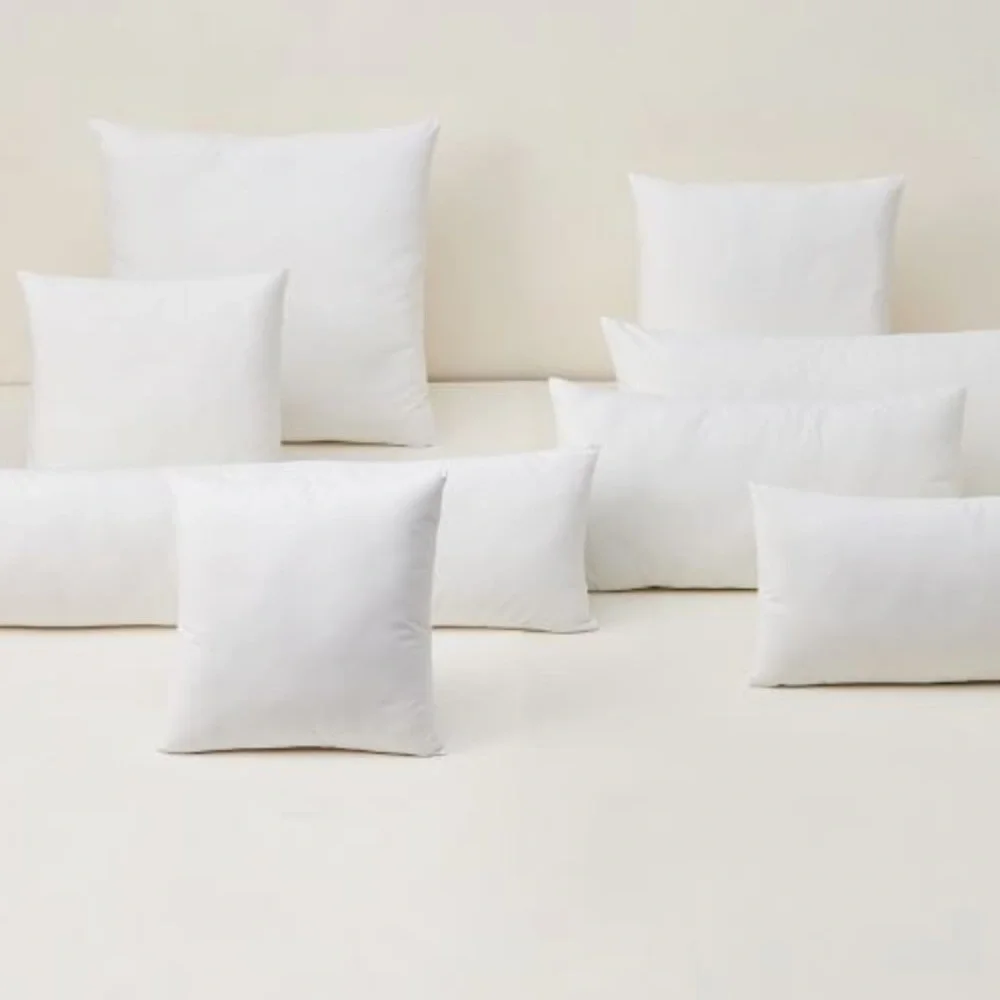 WEST ELM Down Alternative Pillow Insert White 20”x20” Set of 2